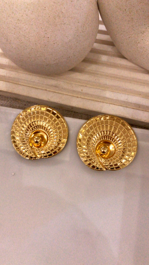 Coiled spiral Earrings